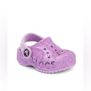 CROCS kid’s Baya Glitter Clog